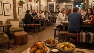 Best Budget Friendly restaurants in Hamilton, ON - cozy restaurant atmosphere with delicious food