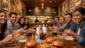 Best Burgers restaurants in Milton, ON - cozy restaurant atmosphere with delicious food