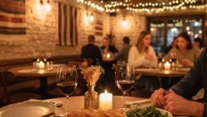 Best Date Night restaurants in Brantford, ON - cozy restaurant atmosphere with delicious food