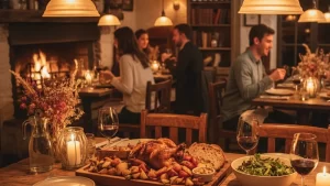 Best Date Night restaurants in Waterloo, ON - cozy restaurant atmosphere with delicious food