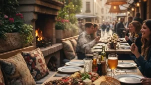 Best Great Patio restaurants in Kitchener, ON - cozy restaurant atmosphere with delicious food