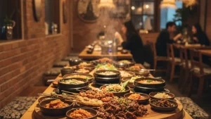 Best Korean restaurants in Waterloo, ON - cozy restaurant atmosphere with delicious food